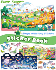 Walenced dinosaur stickers for toddlers, engaging prehistoric friends for imaginative play.
