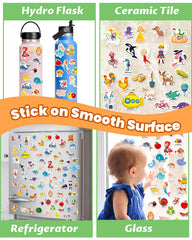 Walenced sticker book portable design with handle, easy to take on trips