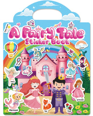 Walenced sticker book for toddlers with fairy cover, inviting imaginative play on the go.