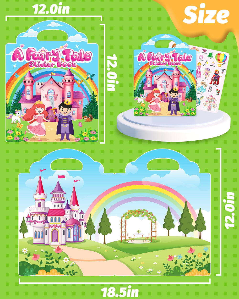 Walenced gift-ready sticker book, ideal birthday gift for kids who love stickers.