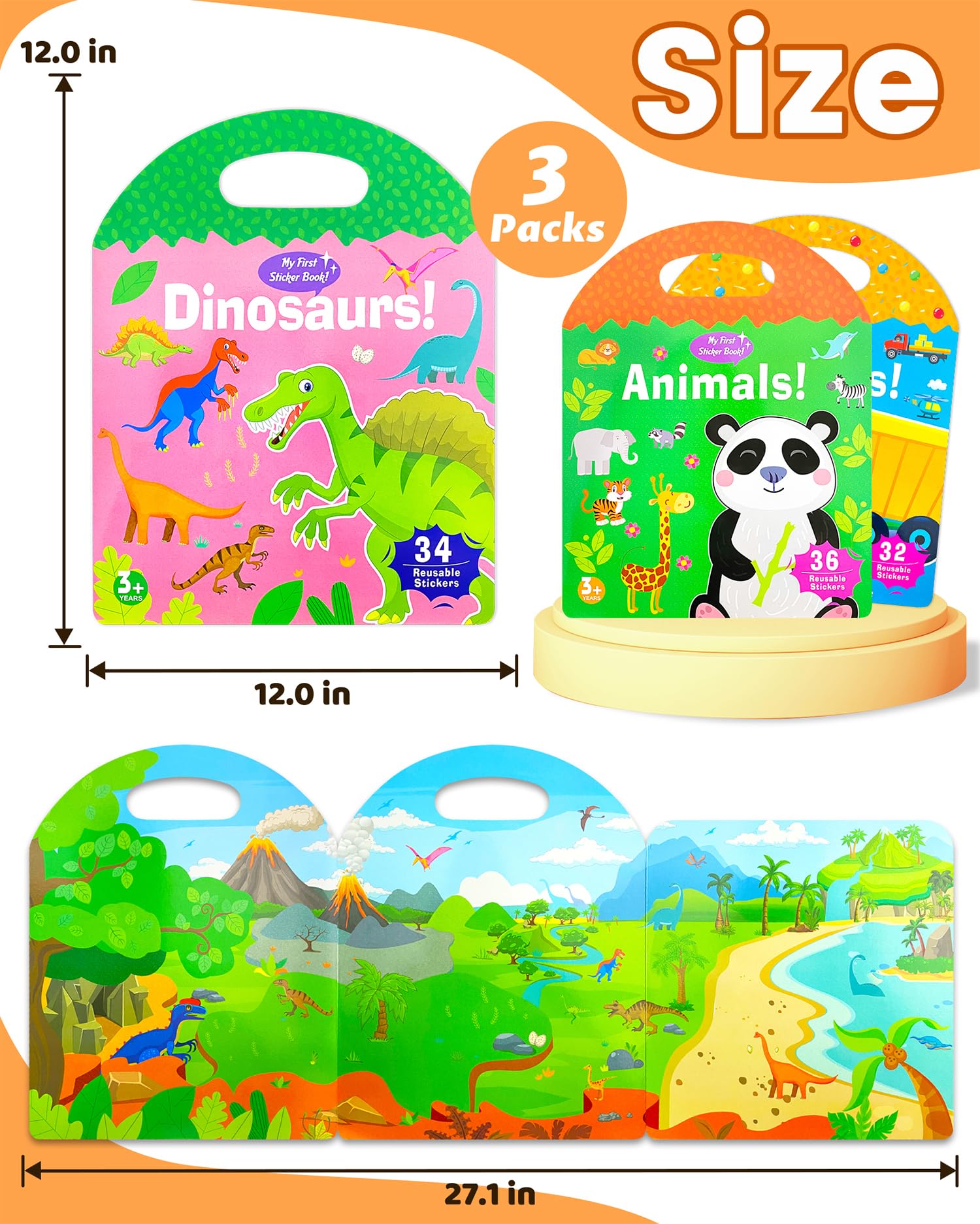 Walenced toddler travel sticker activity keeps kids engaged during trips.