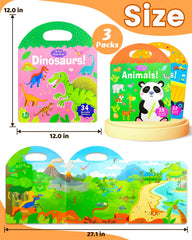 Walenced toddler travel sticker activity keeps kids engaged during trips.
