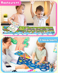 Walenced sticker book portable handle – easy to carry and store