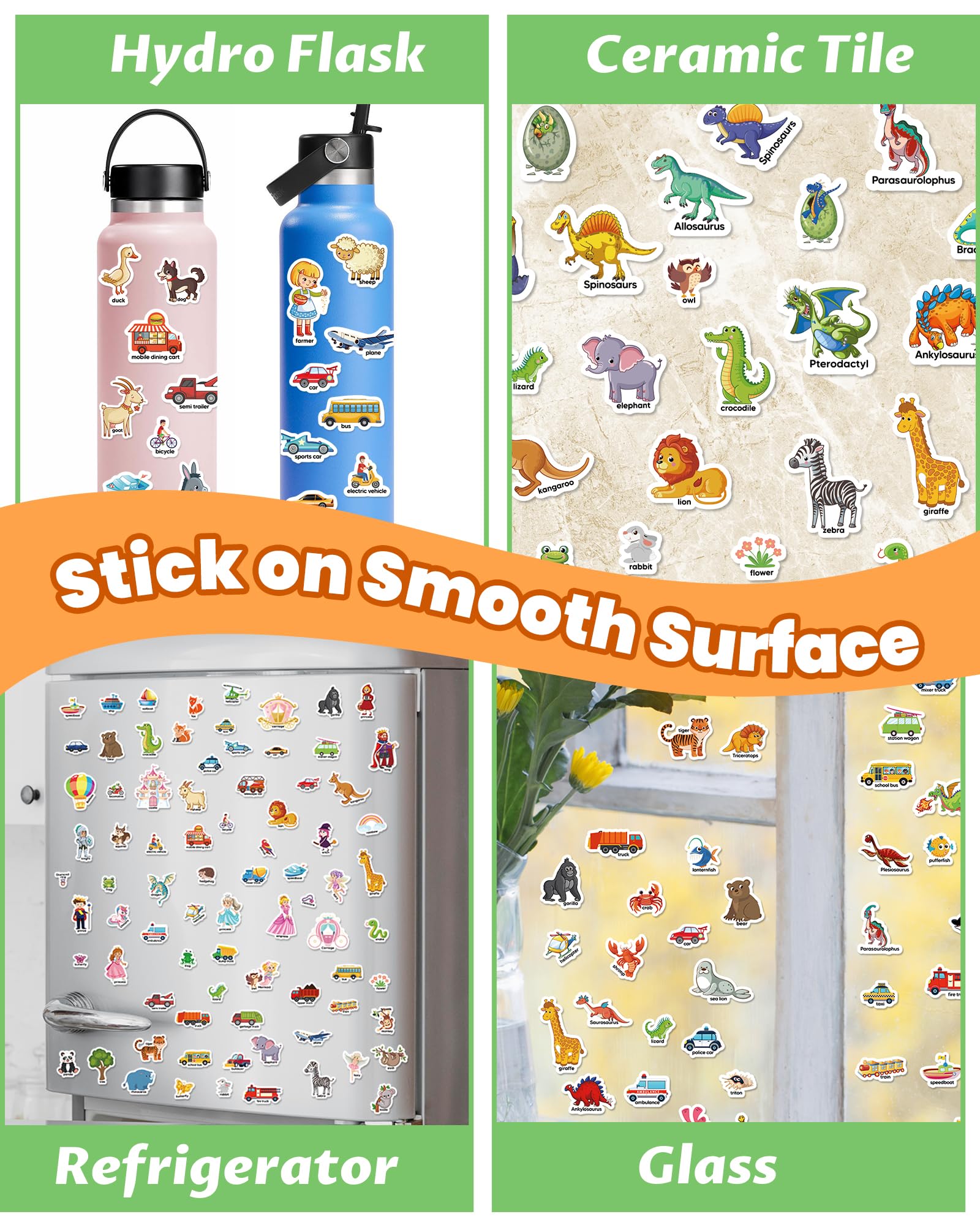 Walenced travel-friendly sticker book fits bags for car journeys.