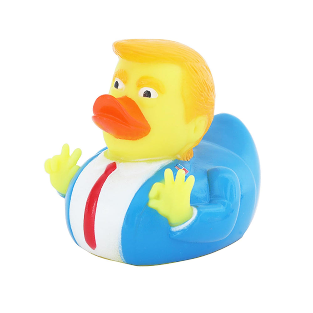 Waliah rubber ducks donald-trump-figure for display and playful bath-time moments