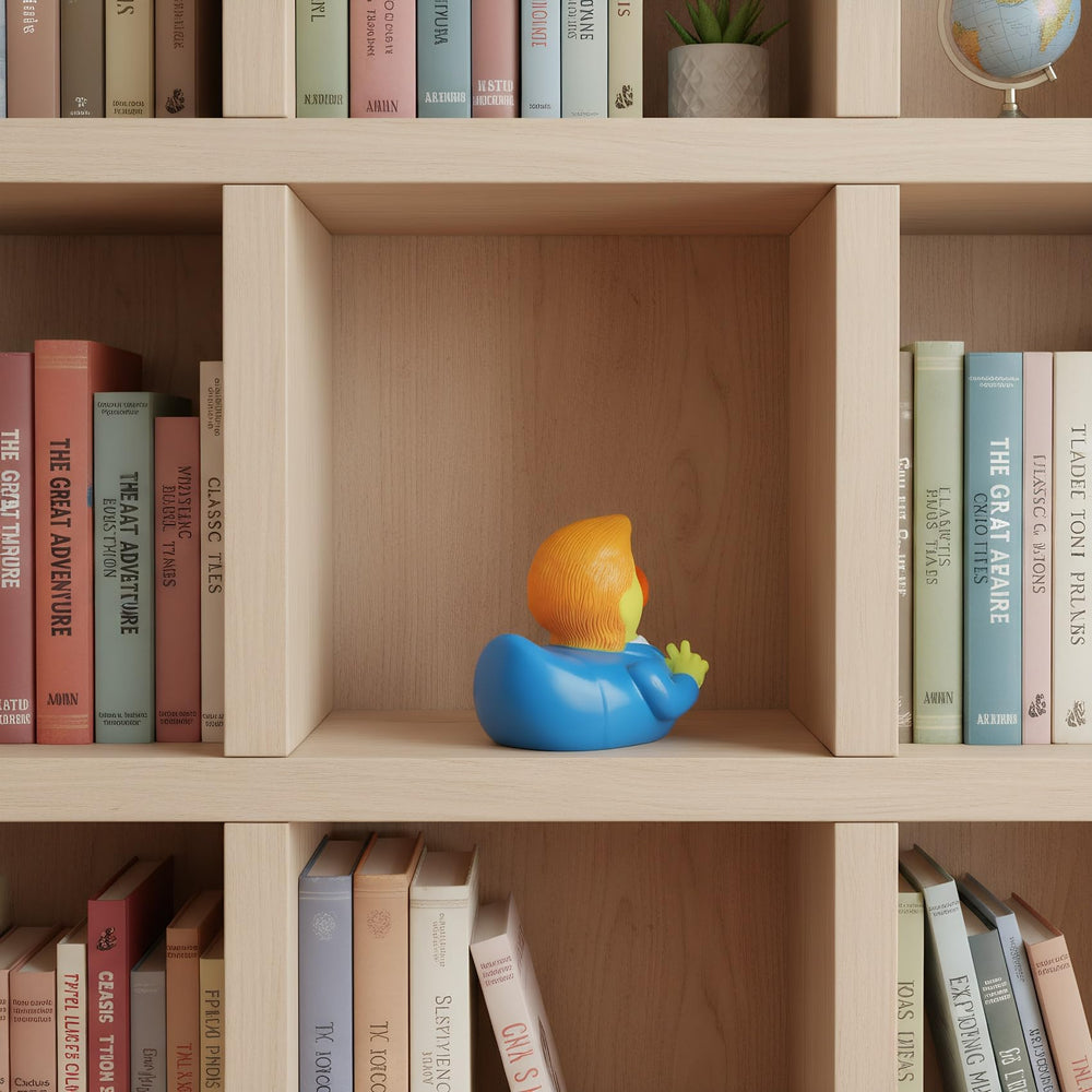 Waliah rubber ducks room-decor-display creates charming accents on shelves and tables