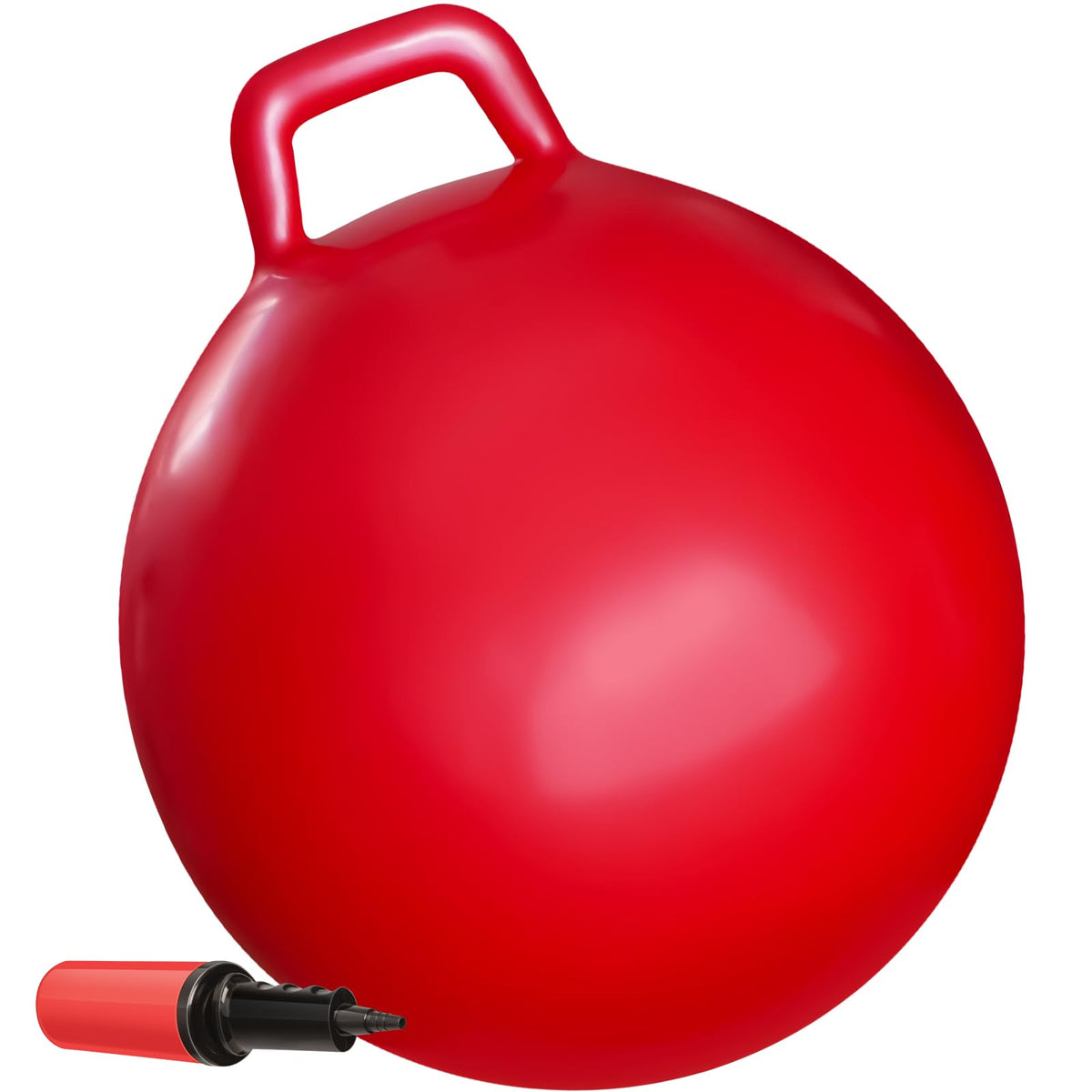 Waliki Hopper Ball 18-inch inflates quickly for quick playtime.