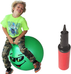 Waliki Hopper Ball 20inch green side view for active outdoor play.