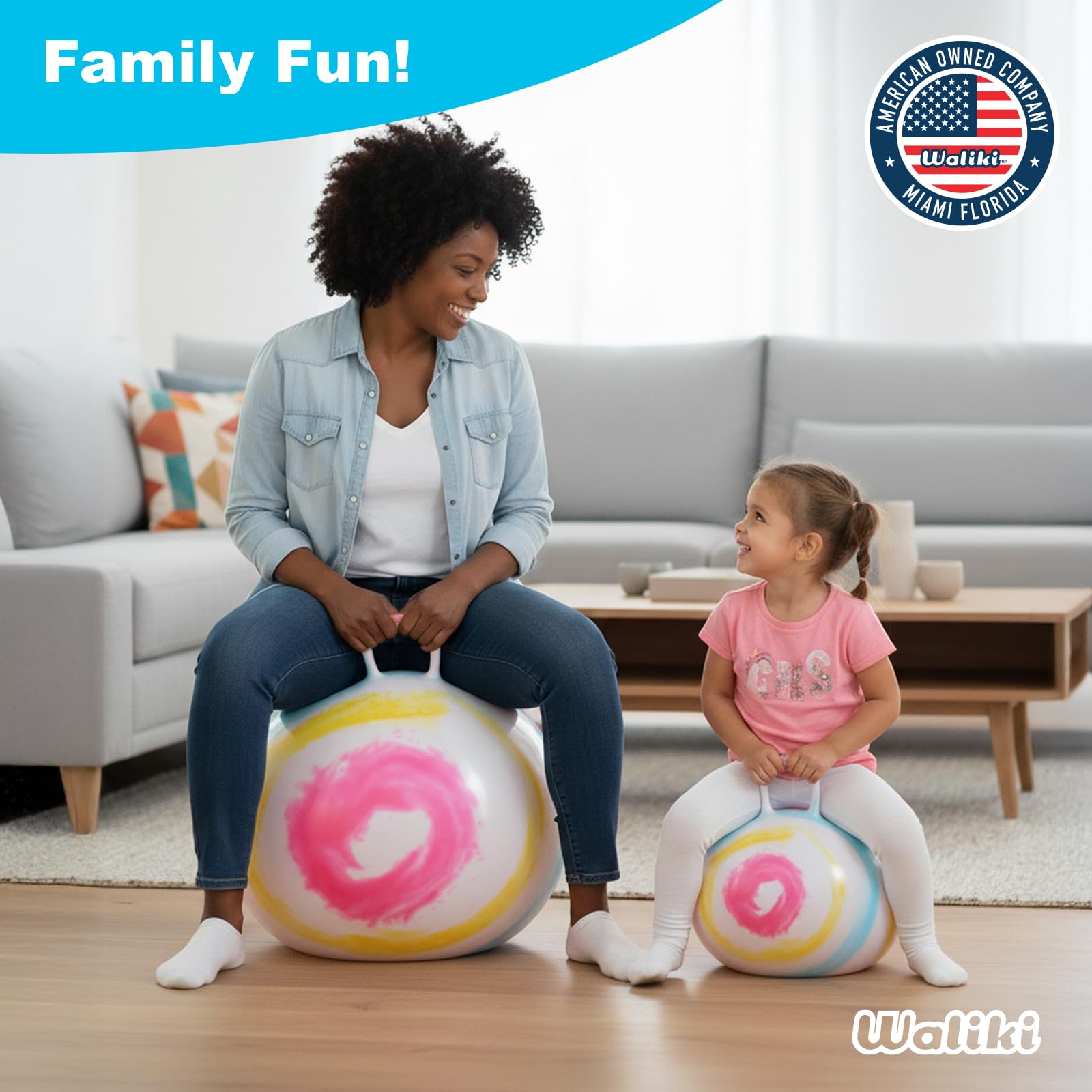 Waliki Hopper Ball durable materials promise long-lasting backyard enjoyment.