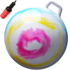 Waliki Hopper Ball adult 29-inch tie-dye side view for backyard fun.