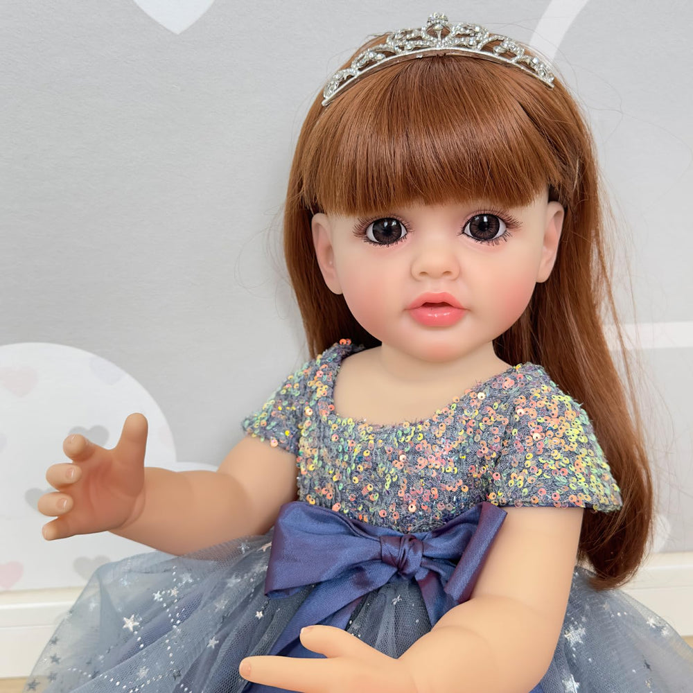 Wamdoll hand-applied wig hair enhances realism for storytelling.