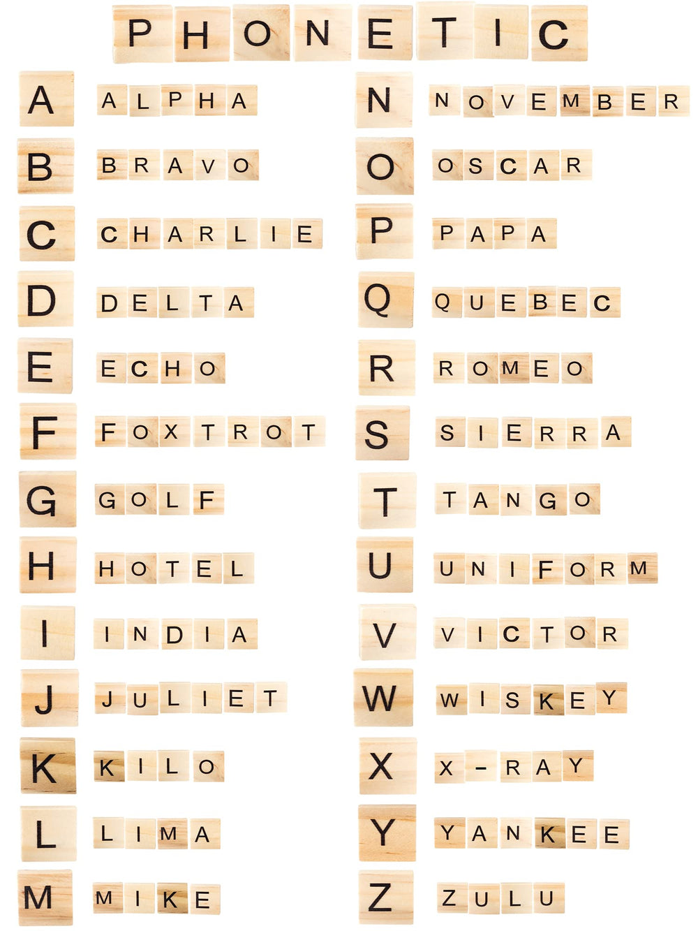 WANBAO kids playing with wooden letters to support early literacy