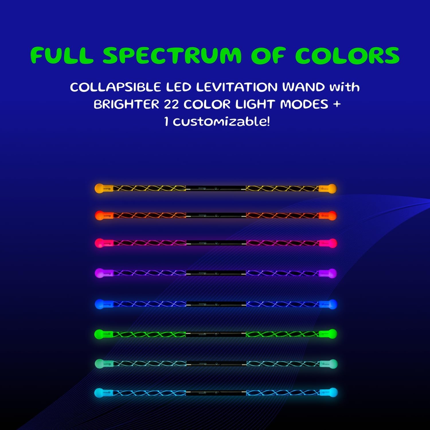 Wandini Glow 22-color modes offer versatile patterns for mood and impact.