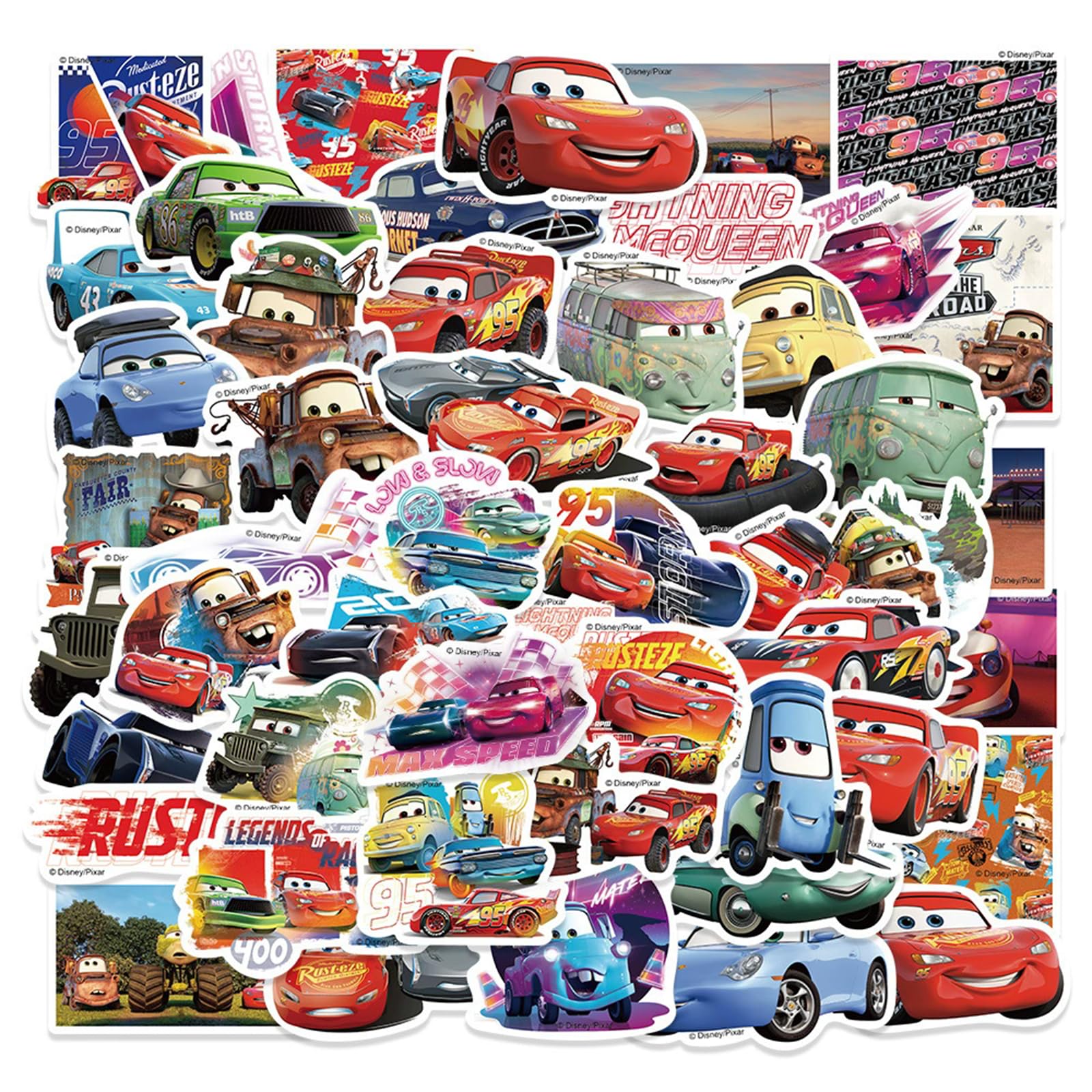 Wanhuatong cartoon stickers collection—ideal for laptops and bottles with vibrant designs.