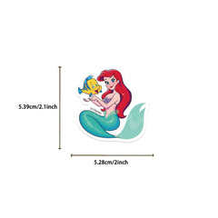 Wanhuatong Princess stickers on toy or notebook for creative decorating.