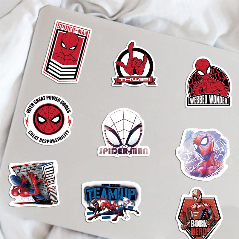 wanhuatong Spider-Man stickers: easy-peel designs perfect for scrapbooks and backpacks.