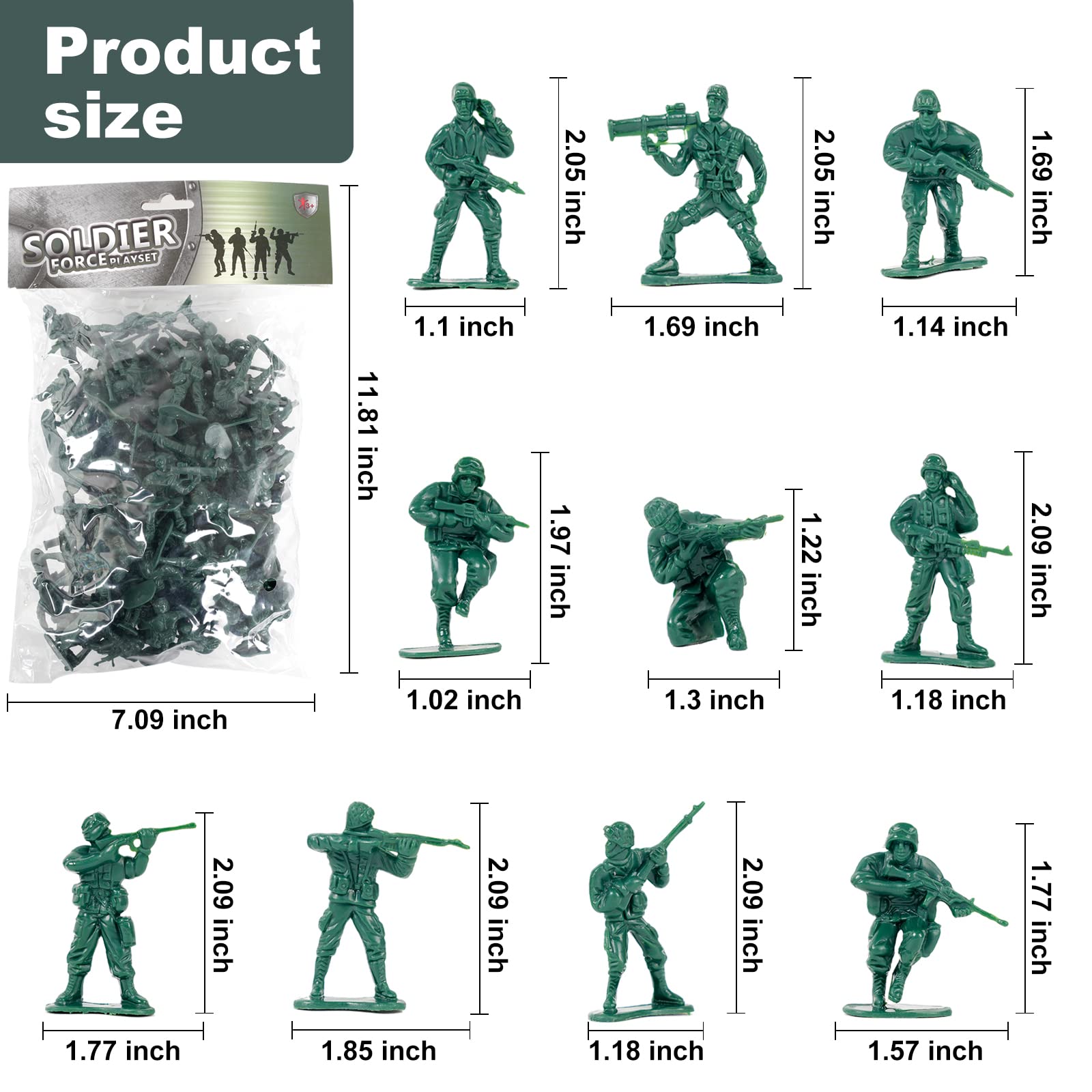 Wankko army men 10 unique sculpts showcased for imaginative battles and classroom storytelling