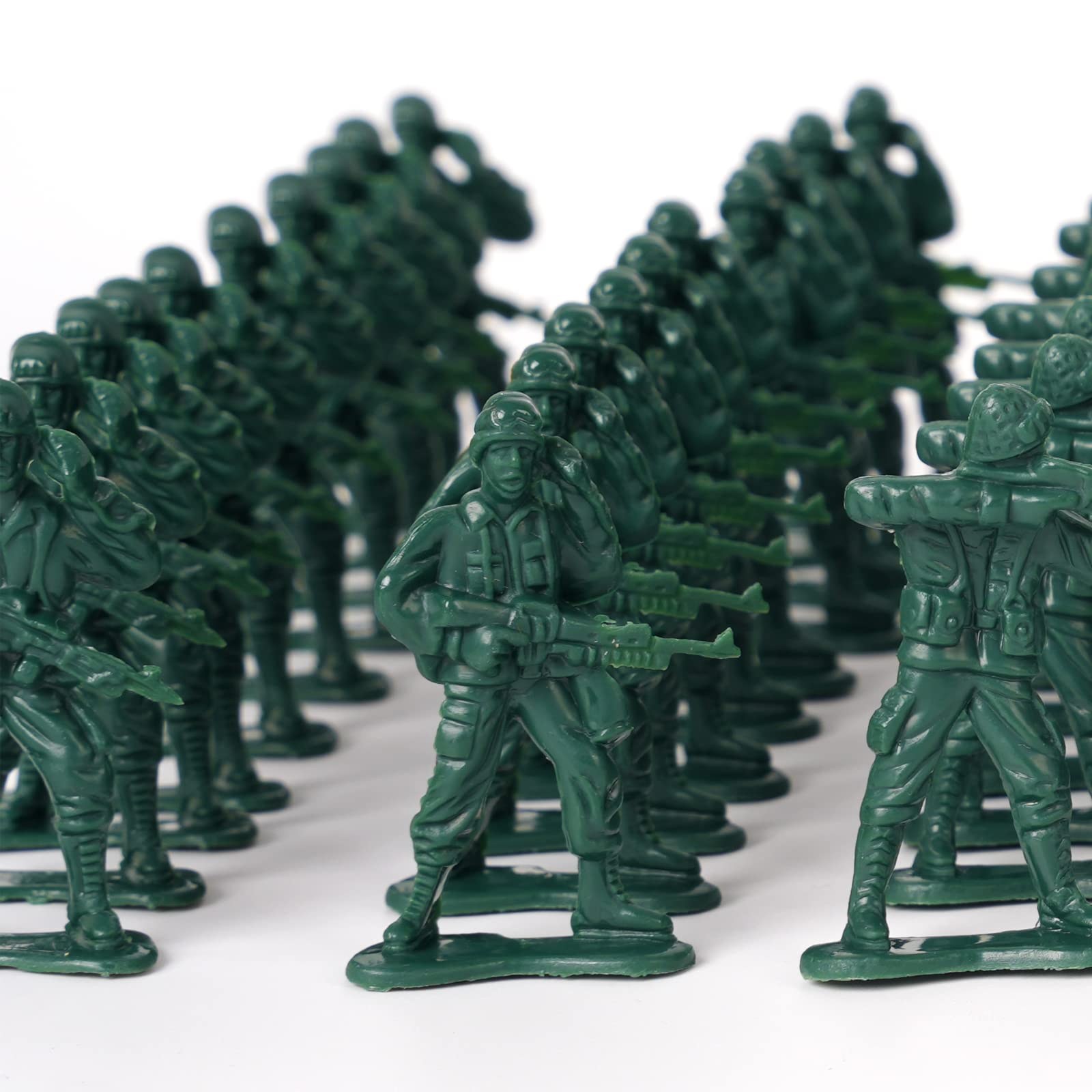 Wankko army men packaging with polybag and header card for tidy storage