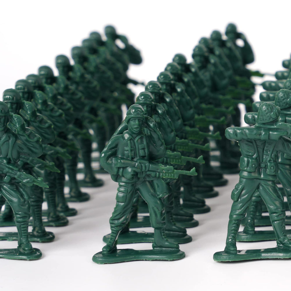 Wankko army men packaging with polybag and header card for tidy storage