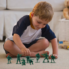 Wankko army men at two inches tall for compact display and durable play