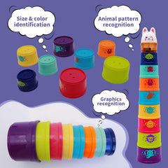 Wanonoo toddler-safe BPA-free cups are durable and easy to wipe clean.