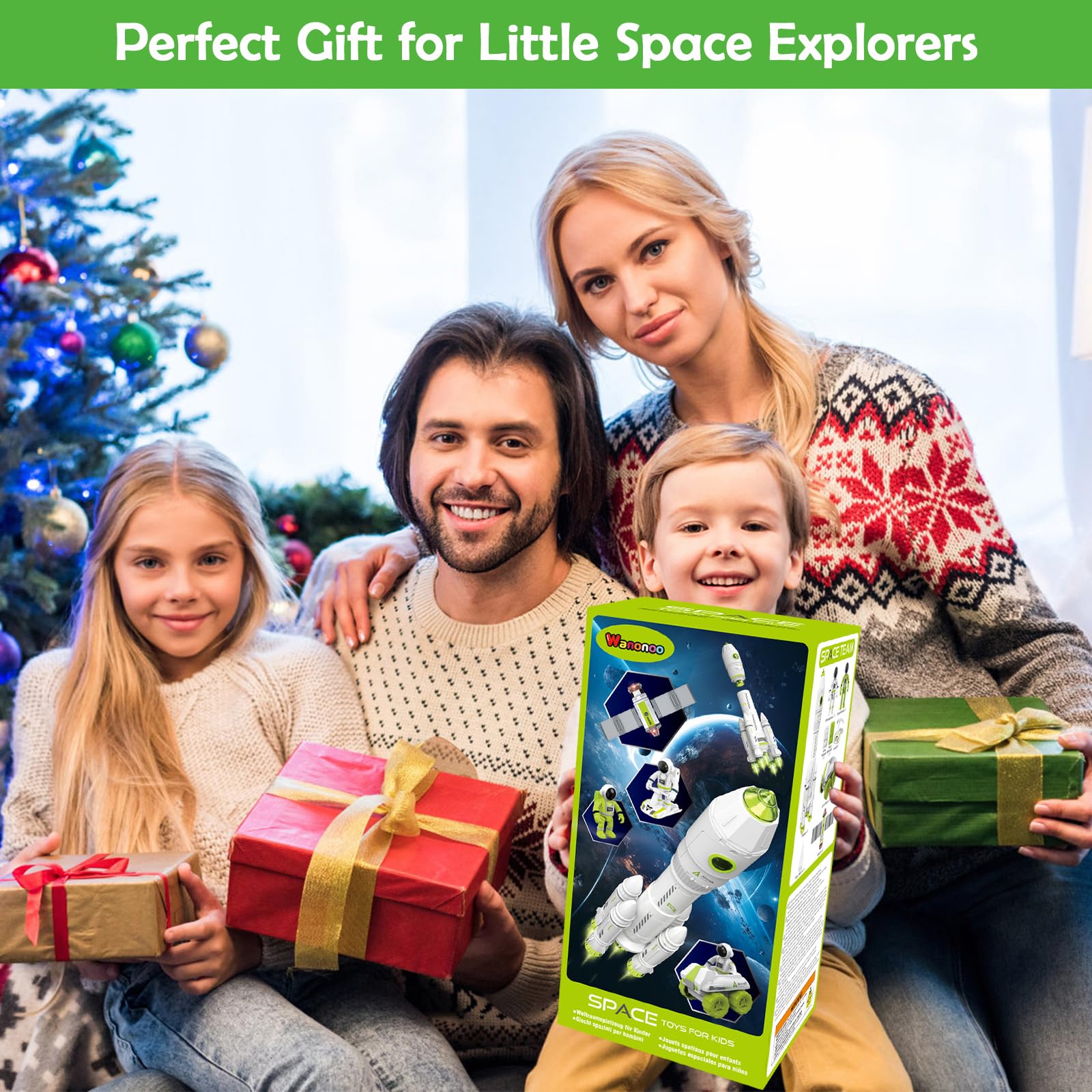 Wanonoo astronauts with backpacks support interactive role-play and STEM learning.