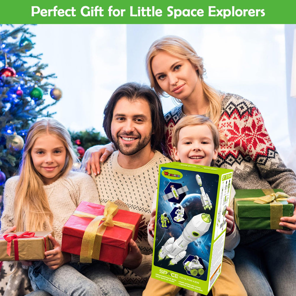 Wanonoo astronauts with backpacks support interactive role-play and STEM learning.