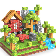 Wanplay forest-themed magnetic blocks inspire imaginative open-ended play.