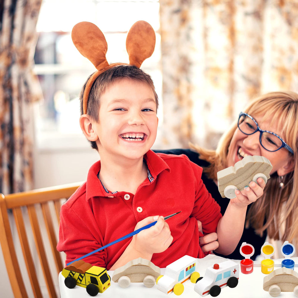 WANTKA DIY family crafting cars invites shared painting moments