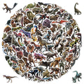 WANVAE Jurassic dinosaur stickers on a laptop for personalization and fun