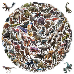 WANVAE Jurassic dinosaur stickers on a laptop for personalization and fun