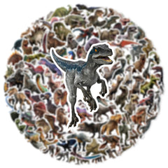 WANVAE jurassic stickers on a notebook for DIY projects
