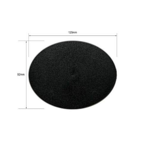 War Base West 120mm x 92mm oval base in diorama angle enhances display of a Riptide.