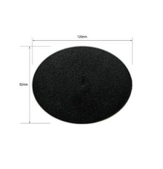 War Base West 120mm x 92mm oval base in diorama angle enhances display of a Riptide.