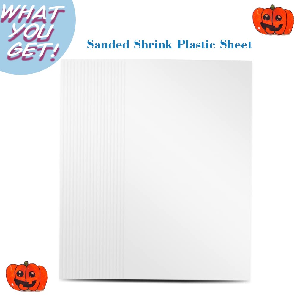 Warckon shrink plastic sheets interior view showing frosted and glossy sides.