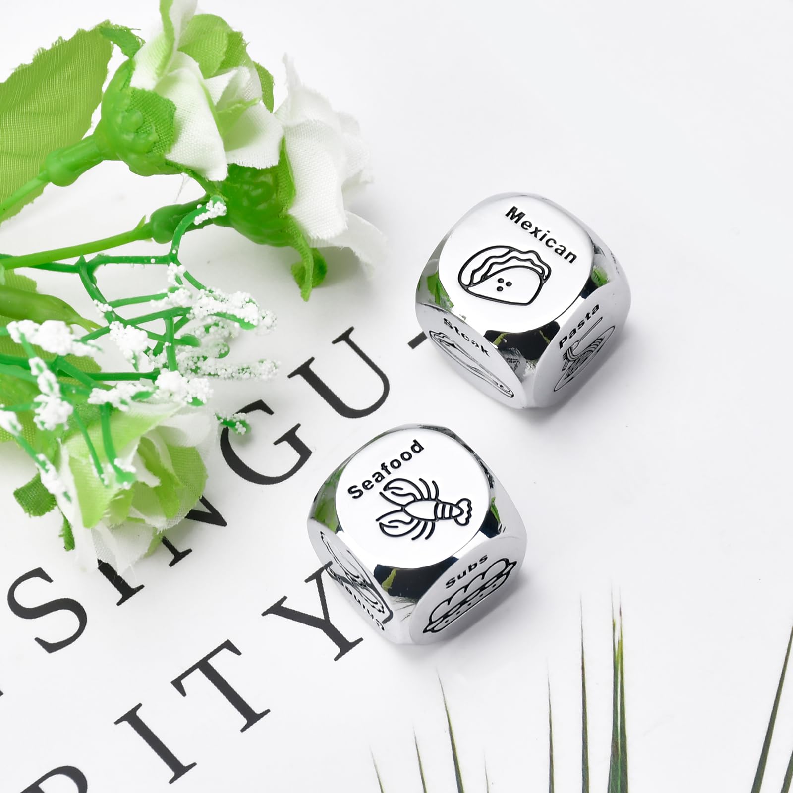Wareon gift box with date night dice ready to gift.