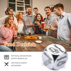 Wareon romantic game dice for couples during celebrations.