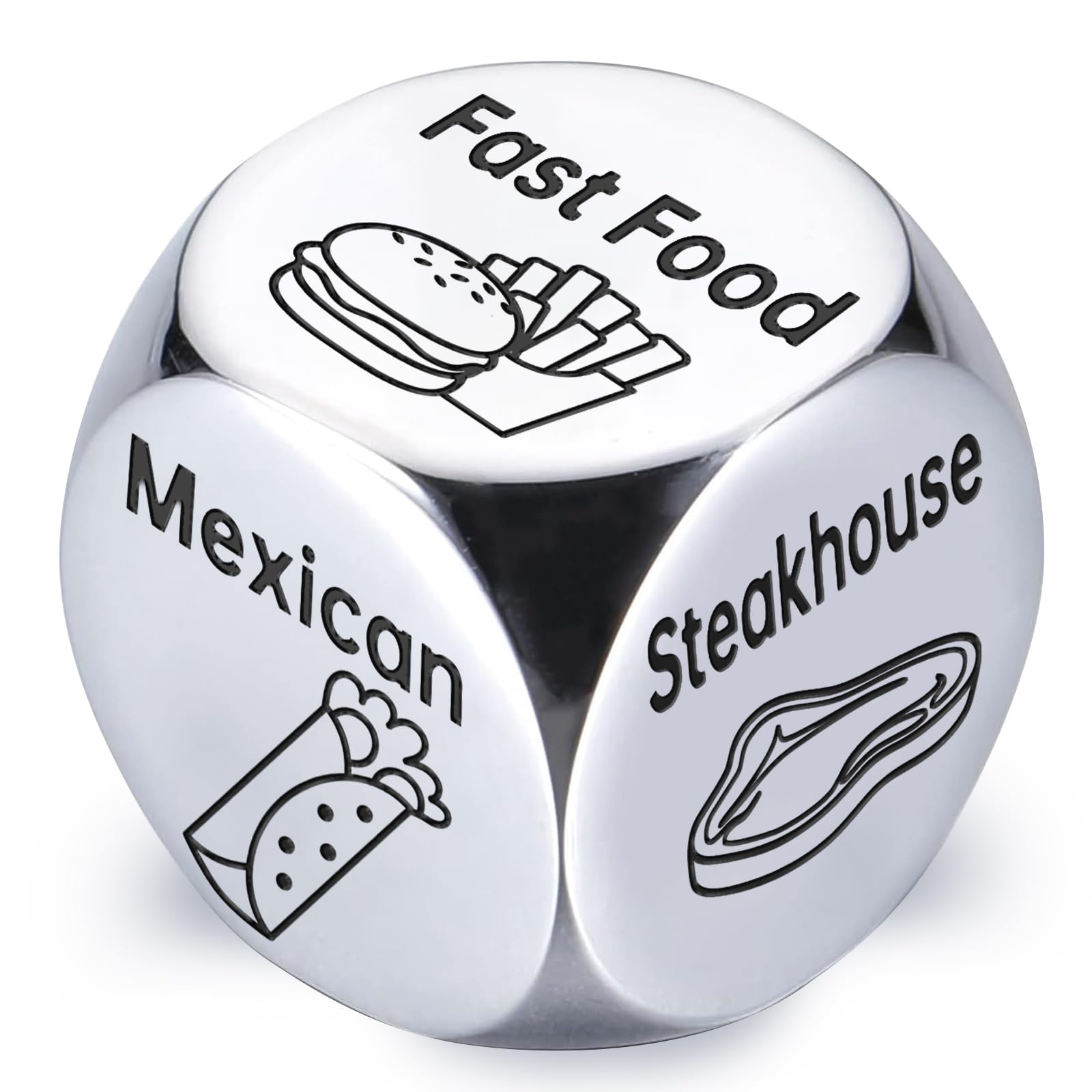 Wareon valentines steel dice with protective film, ideal for gift giving.