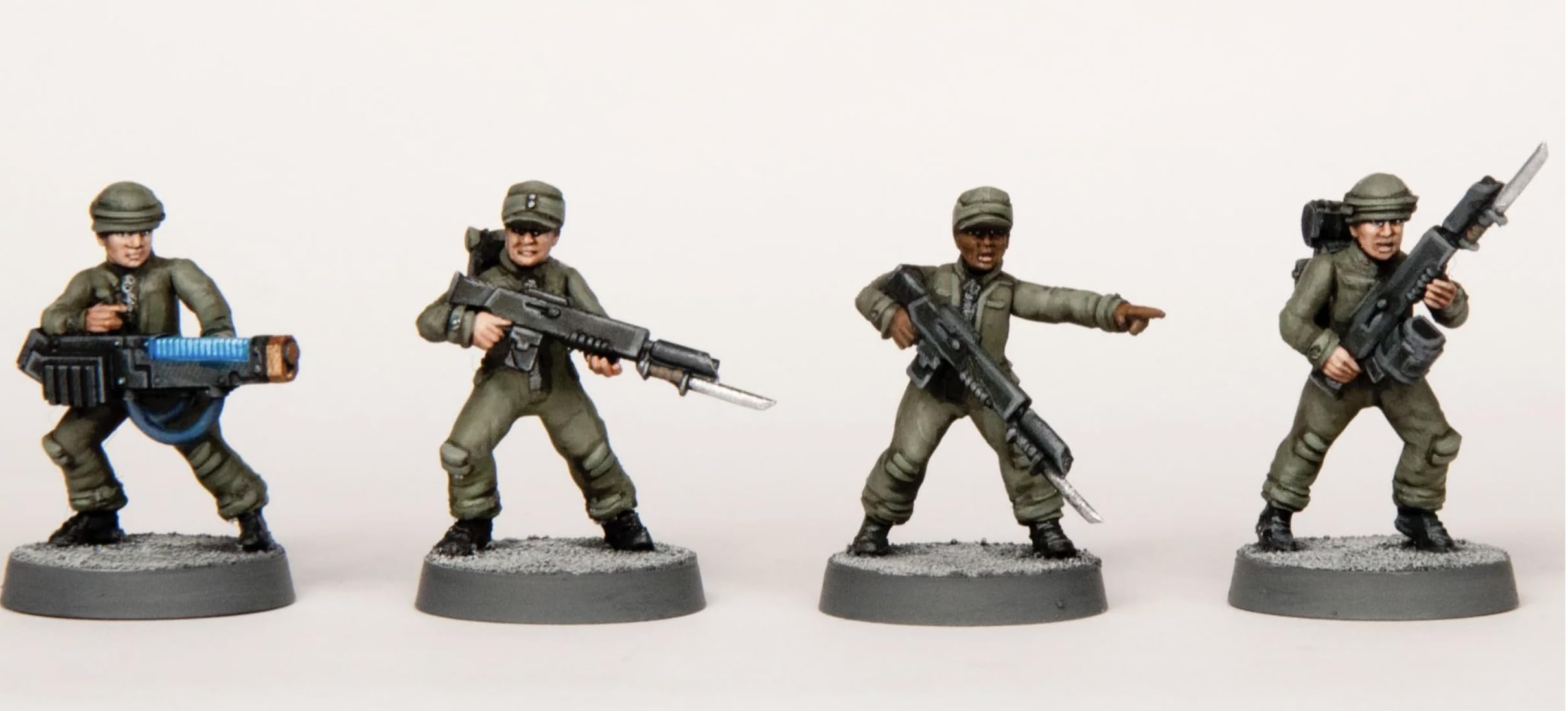 Wargames Atlantic Death Fields Cannon Fodder paints-ready figures for hobbyists.