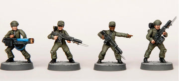 Wargames Atlantic Death Fields Cannon Fodder paints-ready figures for hobbyists.