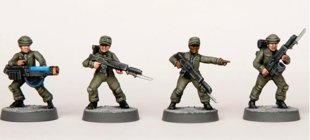 Wargames Atlantic Death Fields Cannon Fodder paints-ready figures for hobbyists.