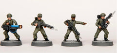 Wargames Atlantic Death Fields Cannon Fodder paints-ready figures for hobbyists.
