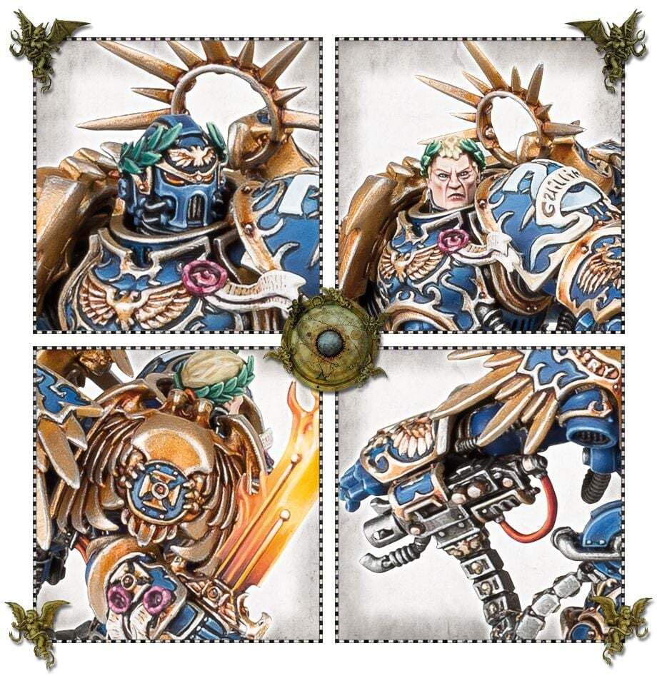 Warhammer Guilliman paint-ready figure for hobby painting.