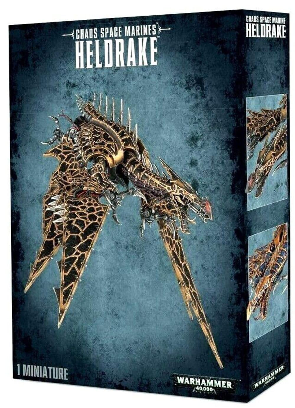 Warhammer Heldrake assembled model pose—perfect for painting and collecting.