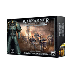Warhammer Legiones Astartes MK VI Command Squad ready for painting and tabletop battles