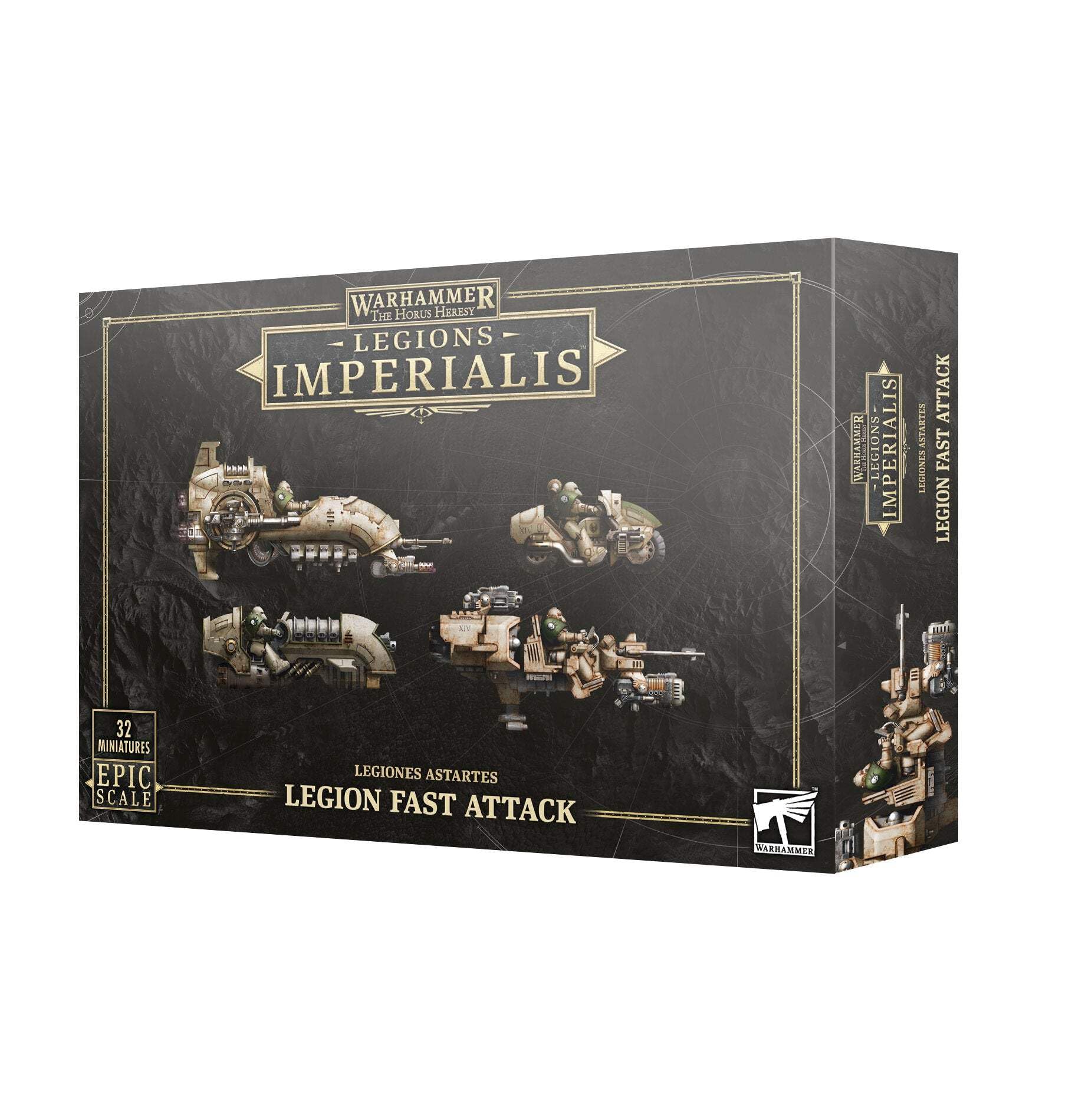 Warhammer Legions Imperialis Legion Fast Attack miniatures for fast assault tabletop battles