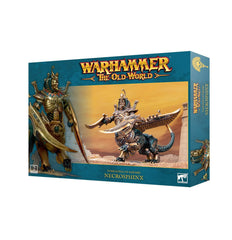 Warhammer The Old World Tomb Kings of Khemri Necrosphinx - dramatic tabletop centerpiece for battles.