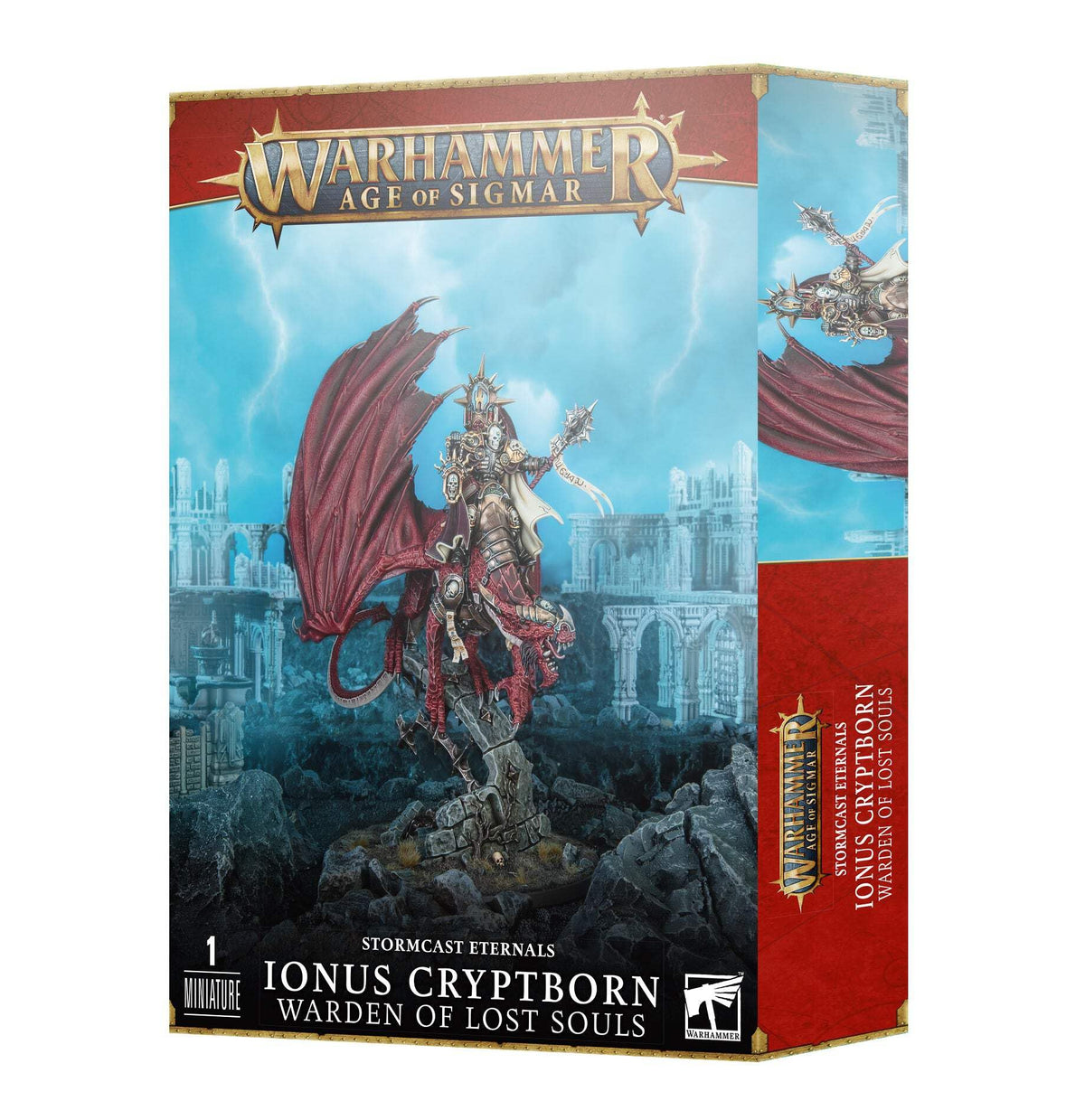 Warhammer Ionus Cryptborn Stormcast miniature unassembled for customization and painting