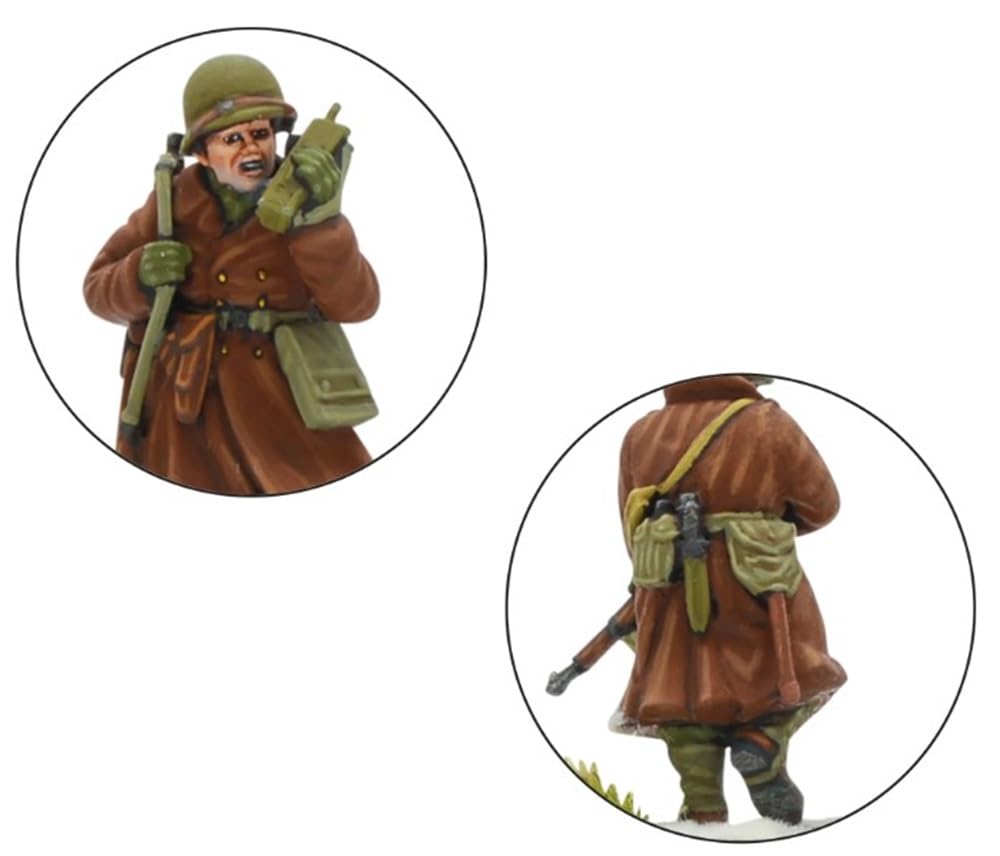 Warlord Bolt Action assembly parts enable easy customization and painting.