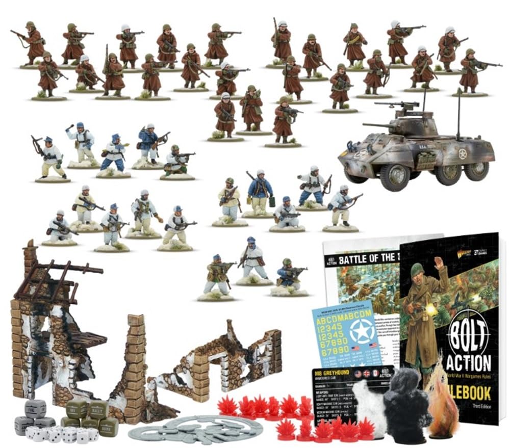 Warlord Bolt Action starter set vehicles add authentic WWII battlefield options.